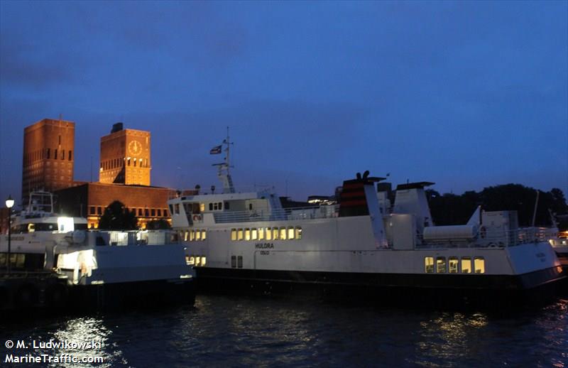 huldra (Passenger Ship) - IMO 7368853, MMSI 257285400, Call Sign LNNU under the flag of Norway