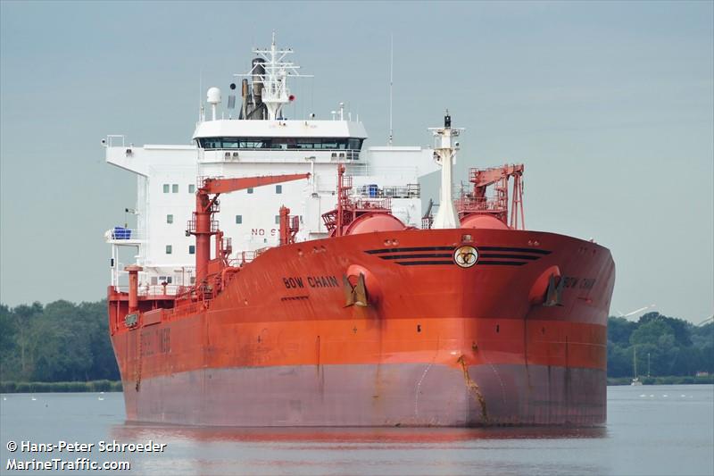 bow chain (Chemical/Oil Products Tanker) - IMO 9214317, MMSI 257901000, Call Sign LASW5 under the flag of Norway
