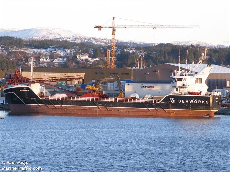 martin h (General Cargo Ship) - IMO 9639115, MMSI 257996000, Call Sign LCWK under the flag of Norway