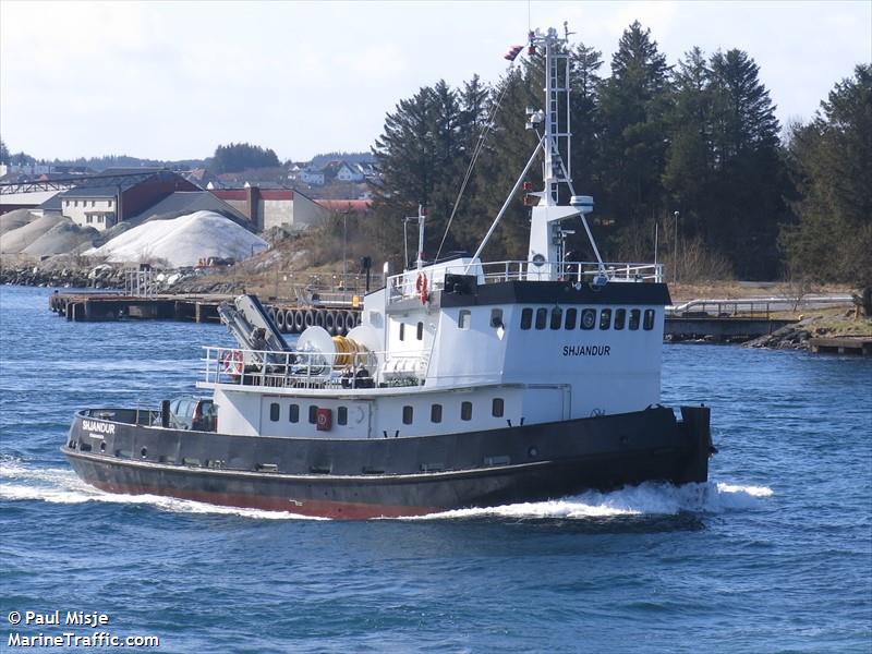 shjandur (Tug) - IMO 7905235, MMSI 258122980, Call Sign LJCY under the flag of Norway