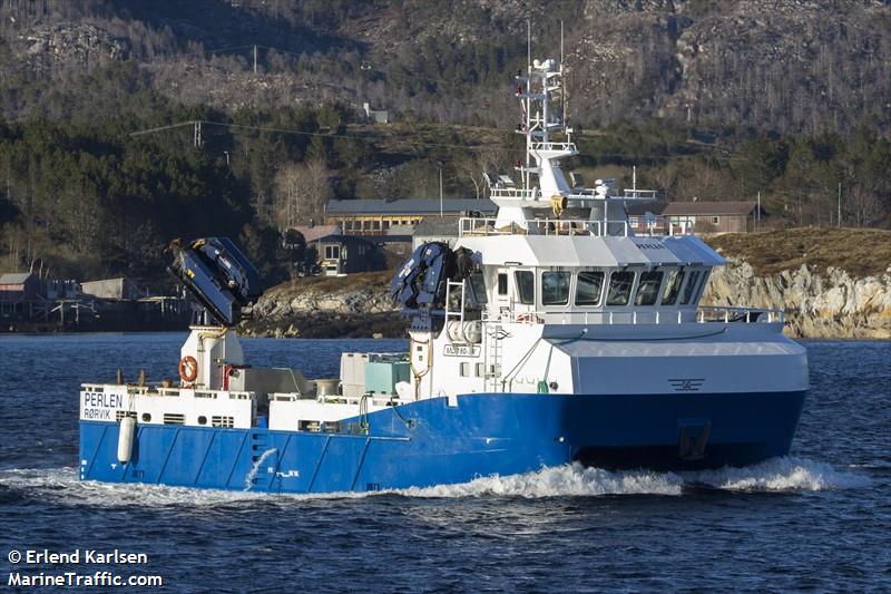 perlen (Fishing Support Vessel) - IMO 9769532, MMSI 258634000, Call Sign LDOK under the flag of Norway