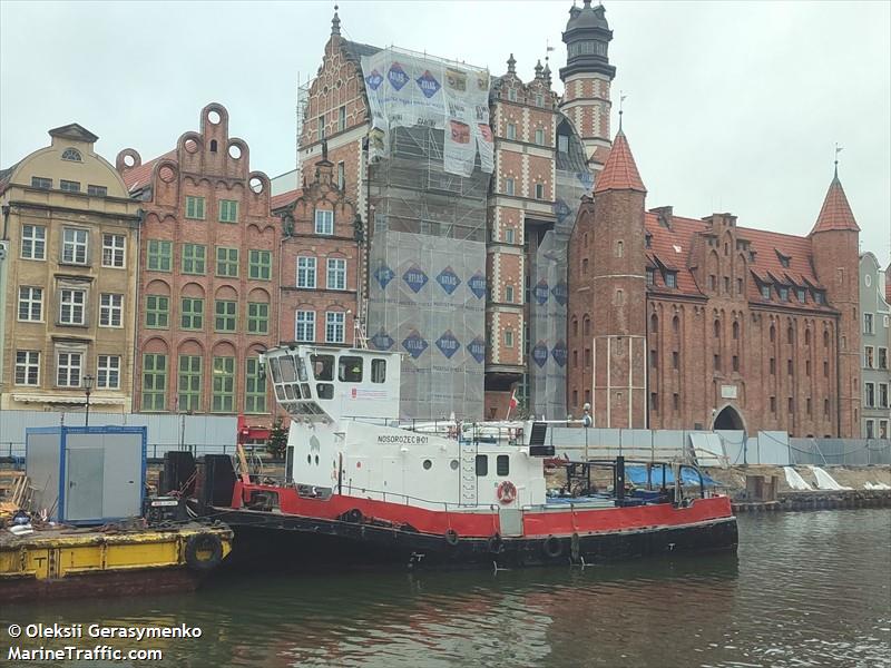 nosorozec b-01 (Cargo ship) - IMO , MMSI 261186081, Call Sign SR6081 under the flag of Poland