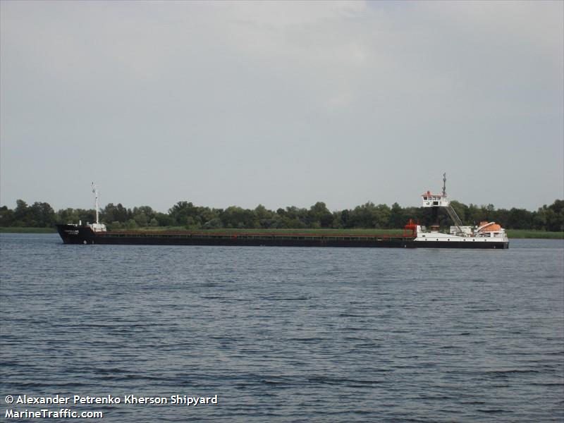 dnipro line (Container Ship) - IMO 9136371, MMSI 272771000, Call Sign UUBA2 under the flag of Ukraine