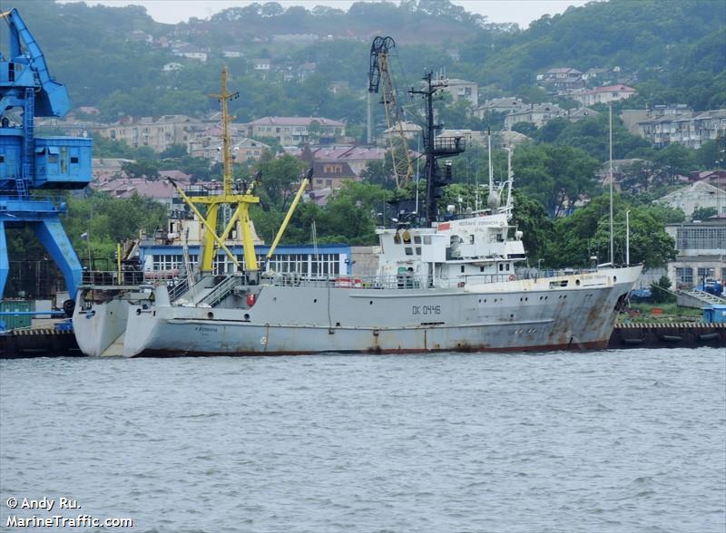 mekhanik romancha (Fishing Vessel) - IMO 8860121, MMSI 273825220, Call Sign UFAL under the flag of Russia