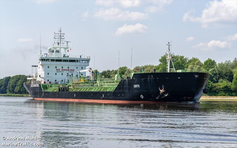 onyx (Chemical/Oil Products Tanker) - IMO 9169782, MMSI 275484000, Call Sign YLOP under the flag of Latvia
