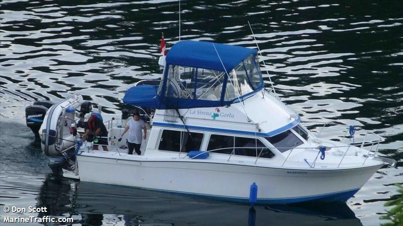 la sirena gorda (Pleasure craft) - IMO , MMSI 316026125 under the flag of Canada