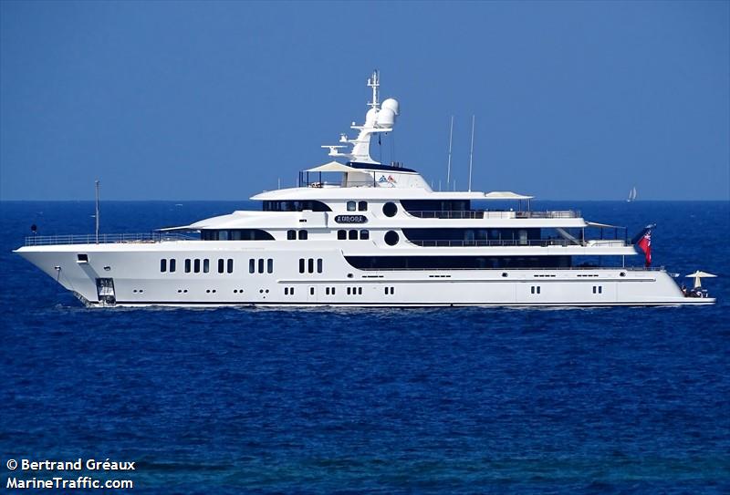 aurora (Yacht) - IMO 1012969, MMSI 319112700, Call Sign ZGGJ8 under the flag of Cayman Islands