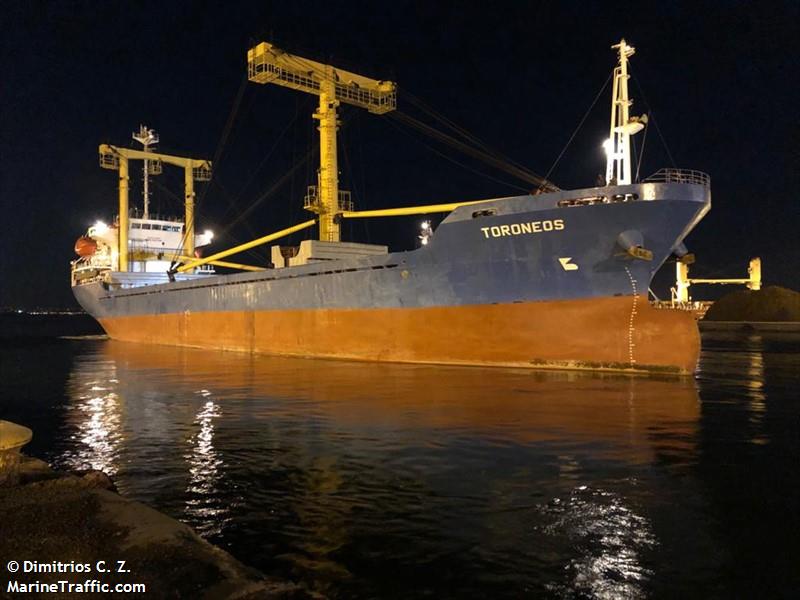 toroneos (General Cargo Ship) - IMO 9237400, MMSI 352356000, Call Sign 3EAF7 under the flag of Panama