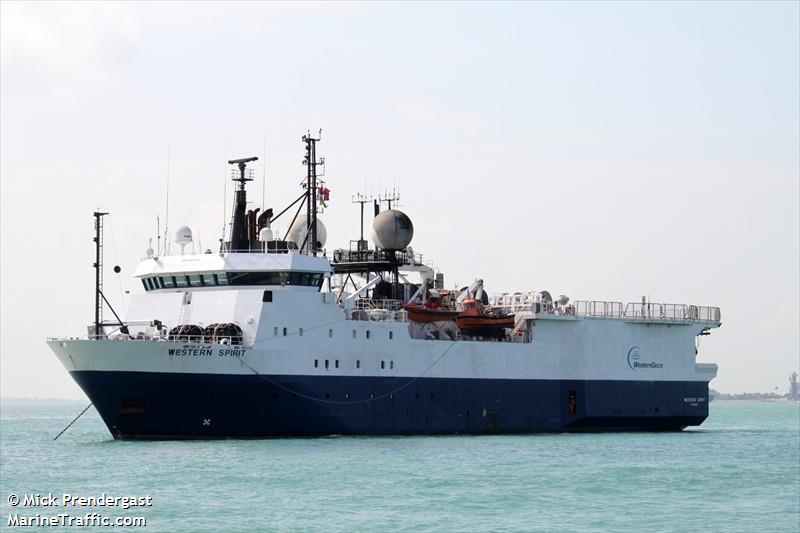 western spirit (Research Vessel) - IMO 9050450, MMSI 372293000, Call Sign 3EIL5 under the flag of Panama