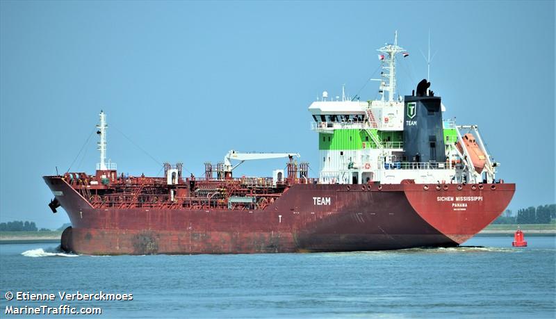 sichem mississippi (Chemical/Oil Products Tanker) - IMO 9376658, MMSI 372464000, Call Sign 3FZR9 under the flag of Panama