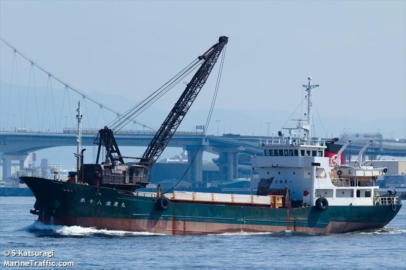 no18 houraimaru (Cargo ship) - IMO , MMSI 431301722, Call Sign JJ3441 under the flag of Japan