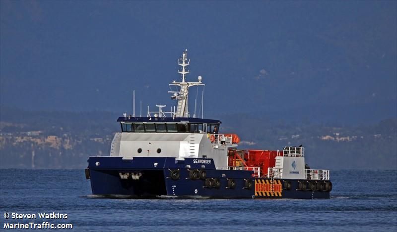 seaworker (Offshore Tug/Supply Ship) - IMO , MMSI 512440000, Call Sign ZM5858 under the flag of New Zealand