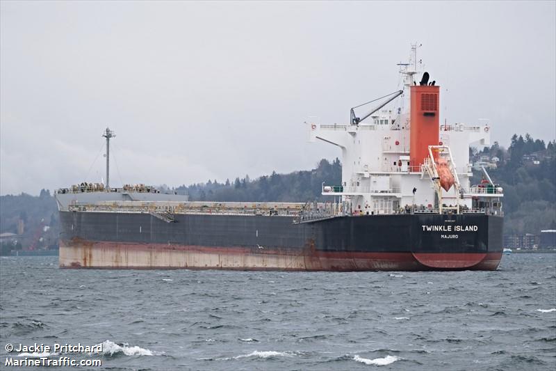 twinkle island (Bulk Carrier) - IMO 9512367, MMSI 538004652, Call Sign V7YG2 under the flag of Marshall Islands