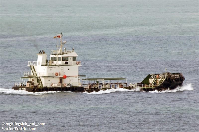 ayer cherdas (Water Tanker) - IMO 9698745, MMSI 565102000, Call Sign 9V2801 under the flag of Singapore