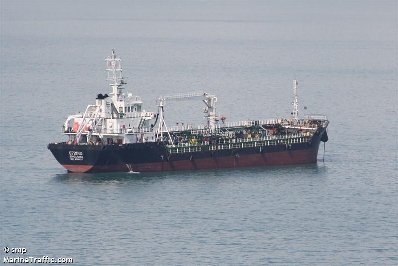 spring (Oil Products Tanker) - IMO 9368027, MMSI 565124000, Call Sign 9VJC4 under the flag of Singapore