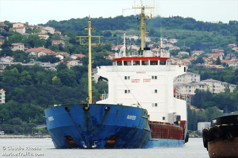 rayes (General Cargo Ship) - IMO 8806151, MMSI 667001994, Call Sign 9LU2797 under the flag of Sierra Leone