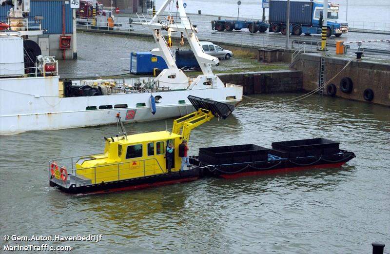 condor (Dredging or UW ops) - IMO , MMSI 205354990, Call Sign OT3549 under the flag of Belgium