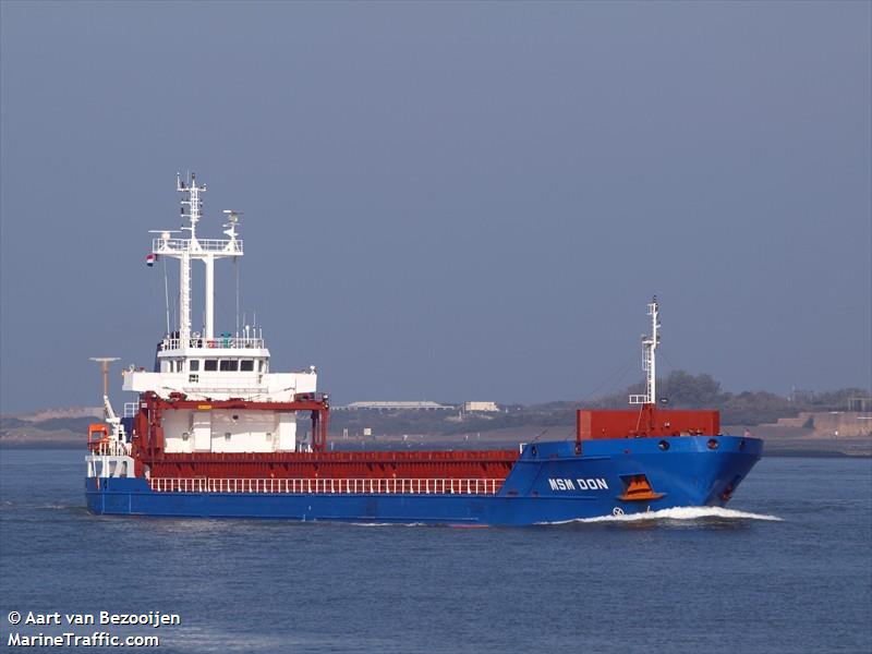 msm don (General Cargo Ship) - IMO 9518971, MMSI 209963000, Call Sign 5BCK3 under the flag of Cyprus