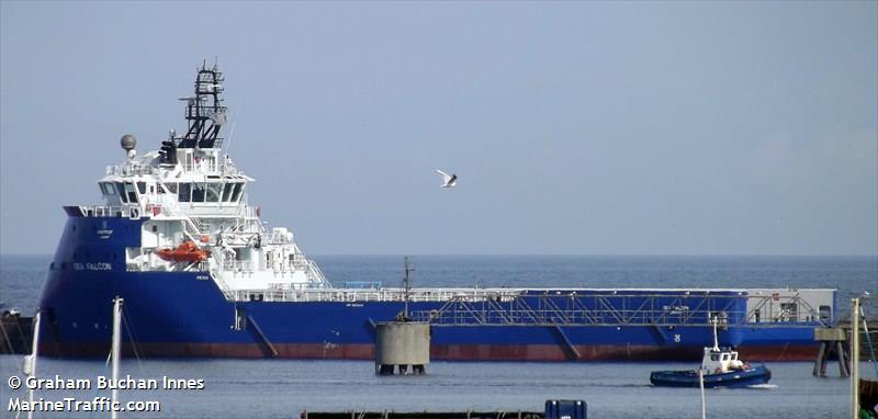 sea falcon (Offshore Tug/Supply Ship) - IMO 9645683, MMSI 210401000, Call Sign 5BUM3 under the flag of Cyprus
