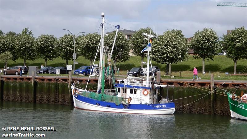 keen tied (Fishing vessel) - IMO , MMSI 211419000, Call Sign DDEW under the flag of Germany