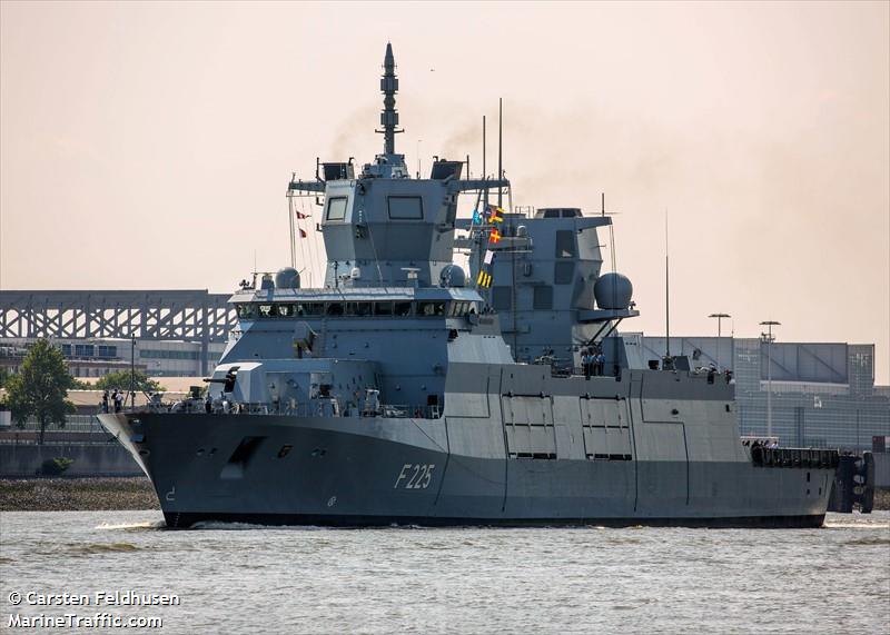 rheinland-pfalz (Military ops) - IMO , MMSI 211923000, Call Sign DRAG under the flag of Germany