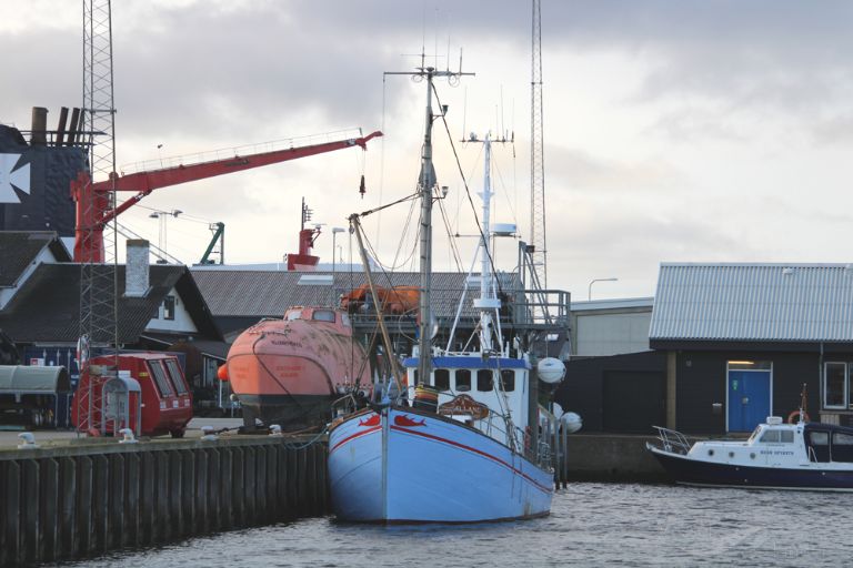 sjalland (Fishing vessel) - IMO , MMSI 219000907, Call Sign 5PNO under the flag of Denmark