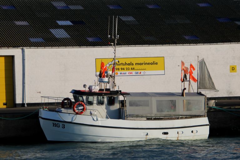 gizmo hg3 (Fishing vessel) - IMO , MMSI 219009907, Call Sign OU5301 under the flag of Denmark