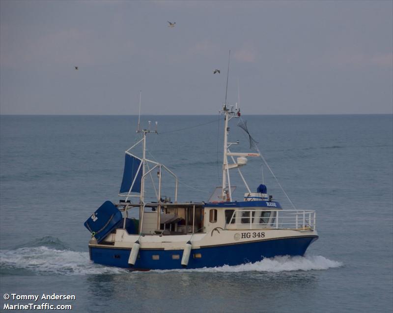 frida k hg235 (Fishing vessel) - IMO , MMSI 219021176, Call Sign OU5669 under the flag of Denmark