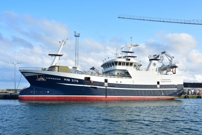 lingbank (Fishing Vessel) - IMO 9816804, MMSI 219025976, Call Sign OYJW under the flag of Denmark