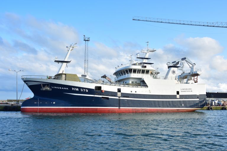 lingbank (Fishing Vessel) - IMO 9816804, MMSI 219025976, Call Sign OYJW under the flag of Denmark