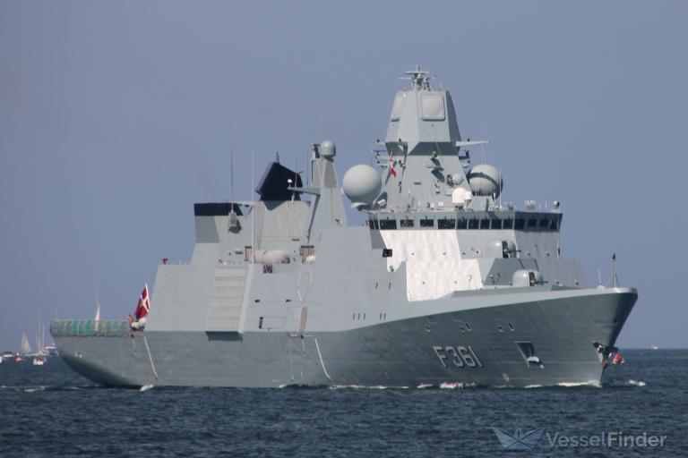 hdms iver huitfeldt (Military ops) - IMO , MMSI 219103000, Call Sign OVVA under the flag of Denmark