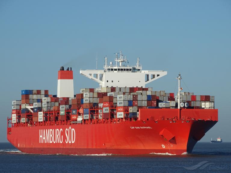 cap san raphael (Container Ship) - IMO 9622253, MMSI 219107000, Call Sign OXCL2 under the flag of Denmark