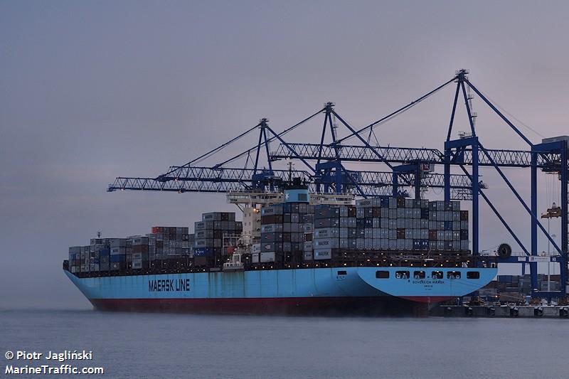 sovereign maersk (Container Ship) - IMO 9120841, MMSI 219476000, Call Sign OYGA2 under the flag of Denmark