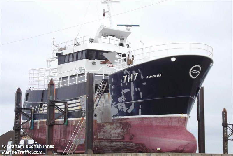 amadeus (Fishing vessel) - IMO , MMSI 235001620, Call Sign MQNV9 under the flag of United Kingdom (UK)