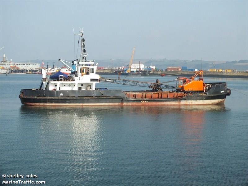 mannin (Dredging or UW ops) - IMO , MMSI 235006167, Call Sign 2KLR under the flag of United Kingdom (UK)