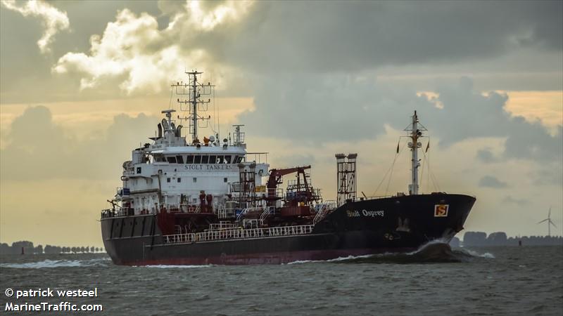 stolt osprey (Chemical/Oil Products Tanker) - IMO 9147461, MMSI 235112065, Call Sign 2IQY7 under the flag of United Kingdom (UK)