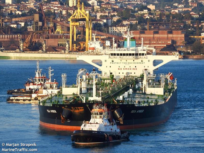 sea amber (Crude Oil Tanker) - IMO 9772931, MMSI 241466000, Call Sign SVCM7 under the flag of Greece