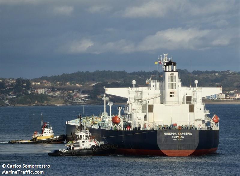 minerva karteria (Crude Oil Tanker) - IMO 9787170, MMSI 241574000, Call Sign SVCR9 under the flag of Greece