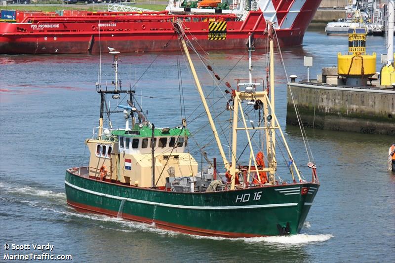 zk46 zeemeeuw (Fishing Vessel) - IMO 8432053, MMSI 244108000, Call Sign PGNS under the flag of Netherlands