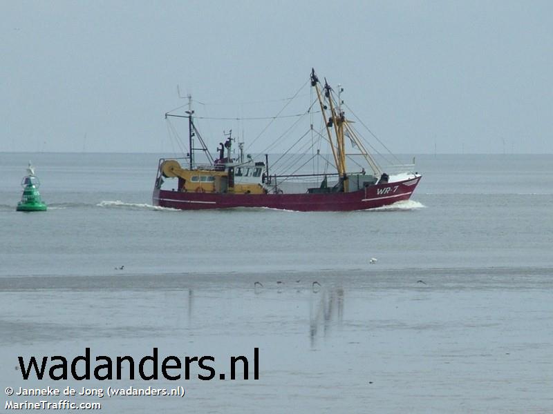 wr7 johanna (Fishing Vessel) - IMO 8431451, MMSI 244668000, Call Sign PFDU under the flag of Netherlands