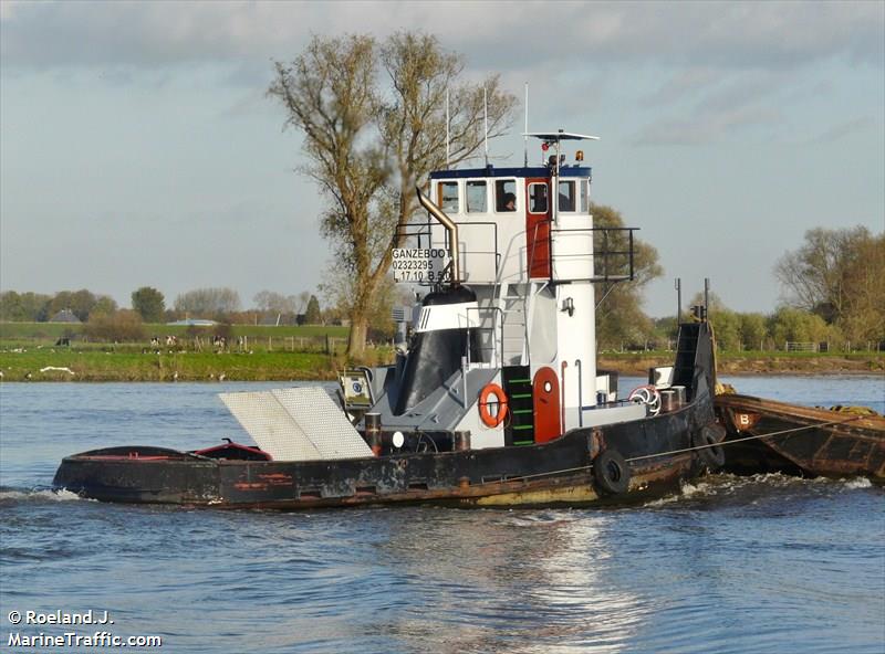 ganzeboot (Cargo ship) - IMO , MMSI 244780501, Call Sign PB3654 under the flag of Netherlands