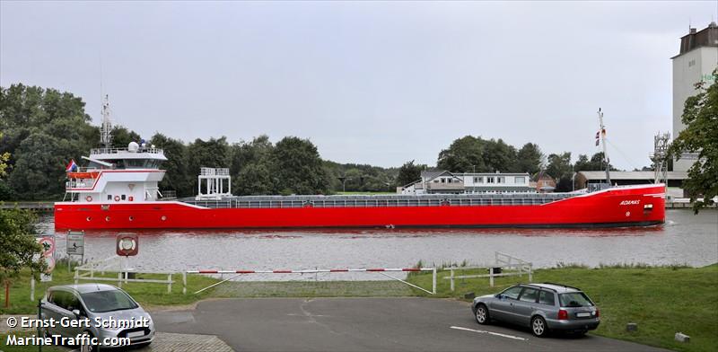 adamas (General Cargo Ship) - IMO 9489558, MMSI 246667000, Call Sign PBXW under the flag of Netherlands