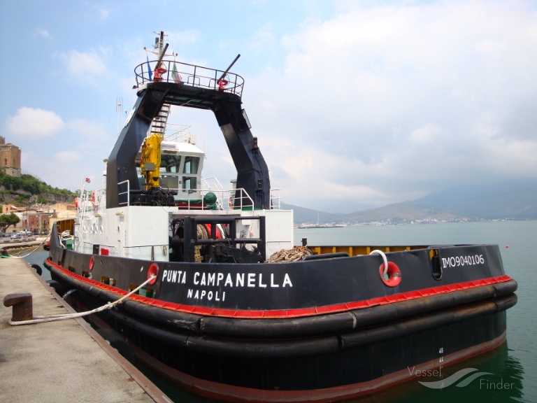 punta campanella (Tug) - IMO 9040106, MMSI 247113500, Call Sign IQQR under the flag of Italy