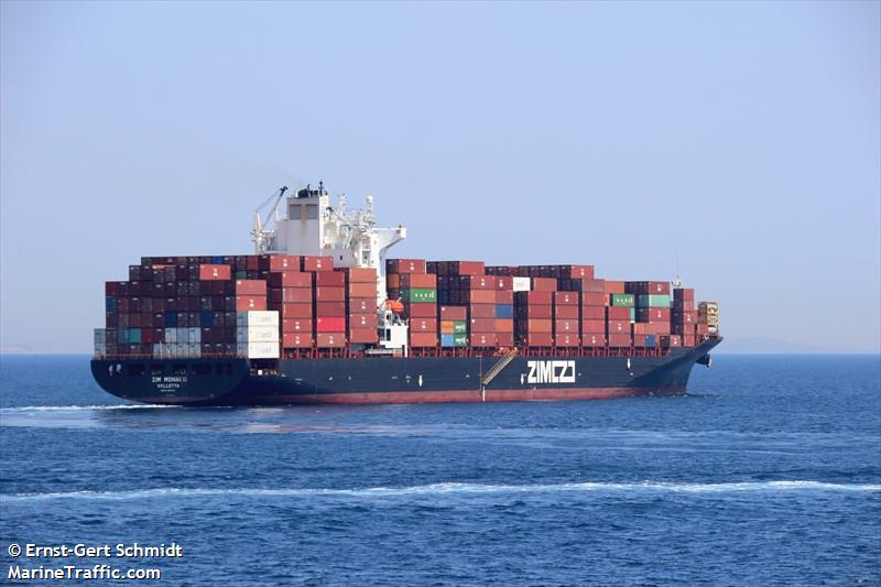 zim monaco (Container Ship) - IMO 9389708, MMSI 249509000, Call Sign 9HTY9 under the flag of Malta