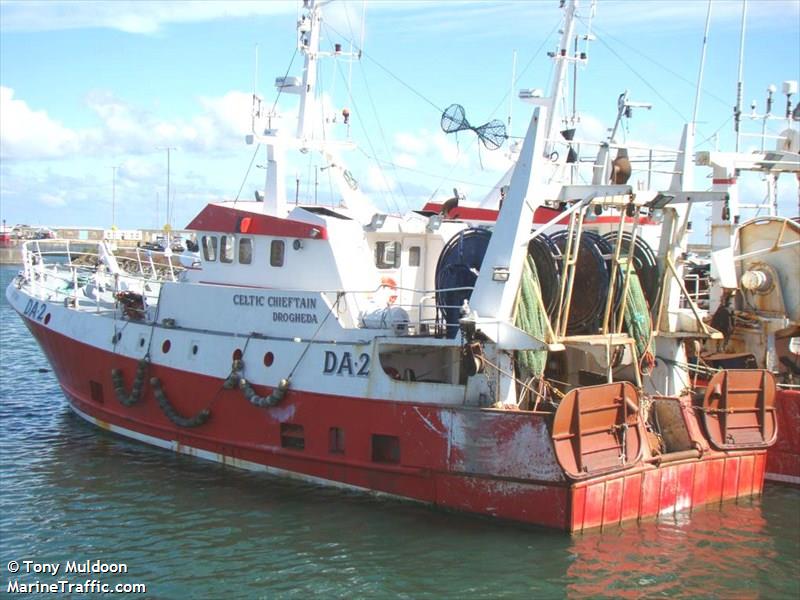 celtic chieftain (Fishing vessel) - IMO , MMSI 250002764, Call Sign EINO 2 under the flag of Ireland