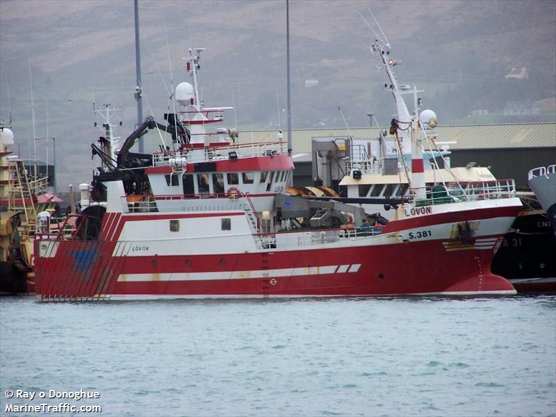 lovon (Fishing vessel) - IMO , MMSI 250428000, Call Sign EI6207 under the flag of Ireland