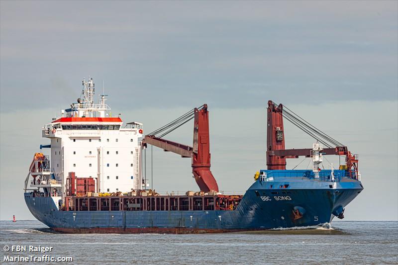 bbc song (General Cargo Ship) - IMO 9750464, MMSI 255805979, Call Sign CQIJ7 under the flag of Madeira