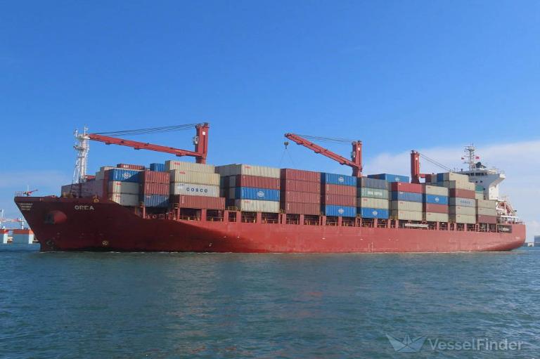 orea (Container Ship) - IMO 9670107, MMSI 256558000, Call Sign 9HA3953 under the flag of Malta
