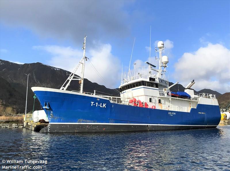 delfin (Fishing Vessel) - IMO 8022913, MMSI 258319000, Call Sign LMTR under the flag of Norway