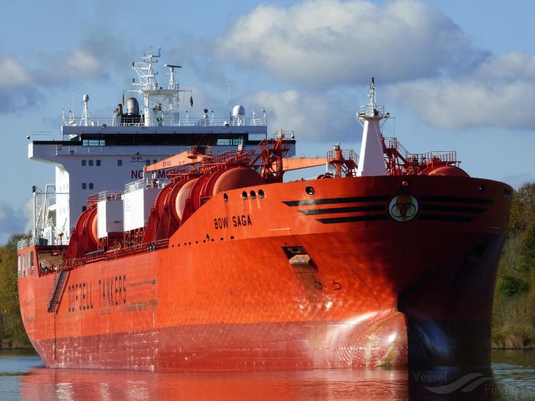 bow saga (Chemical/Oil Products Tanker) - IMO 9215309, MMSI 258960000, Call Sign LADM7 under the flag of Norway